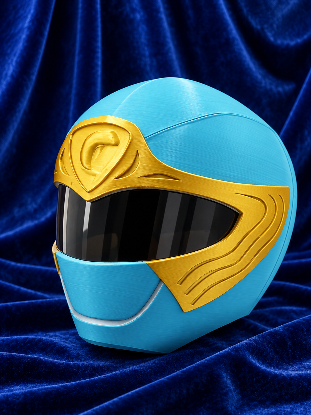Power Rangers Ninja Storm Blue Ranger Fully Assembled Helmet
