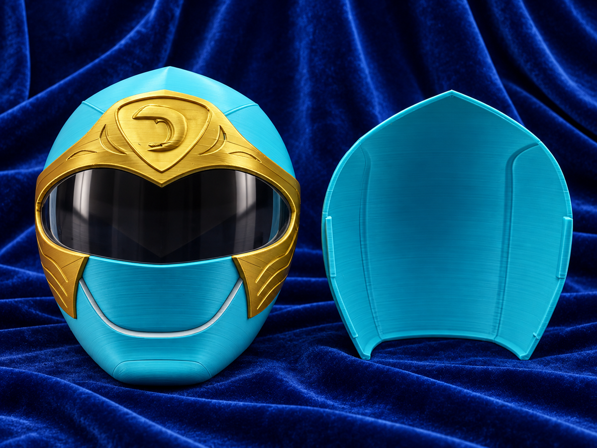 Power Rangers Ninja Storm Blue Ranger Fully Assembled Helmet