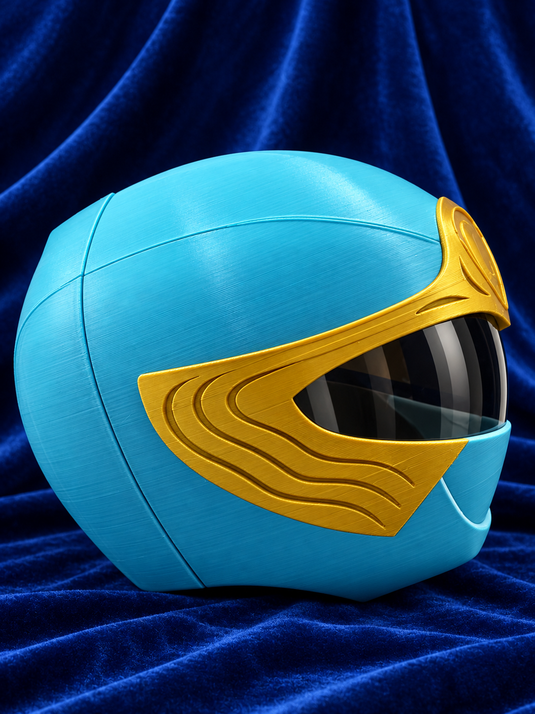 Power Rangers Ninja Storm Blue Ranger Fully Assembled Helmet