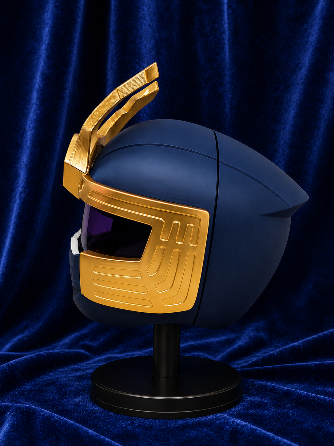 Power Rangers Ninja Storm Navy Thunder Ranger Fully Assembled Helmet