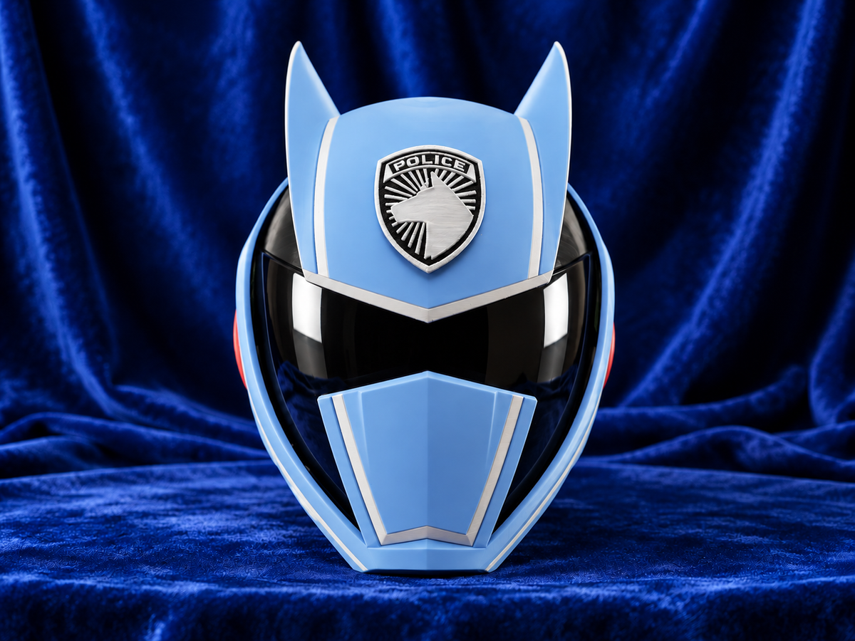 Power Rangers SPD Shadow Ranger Fully Assembled Helmet