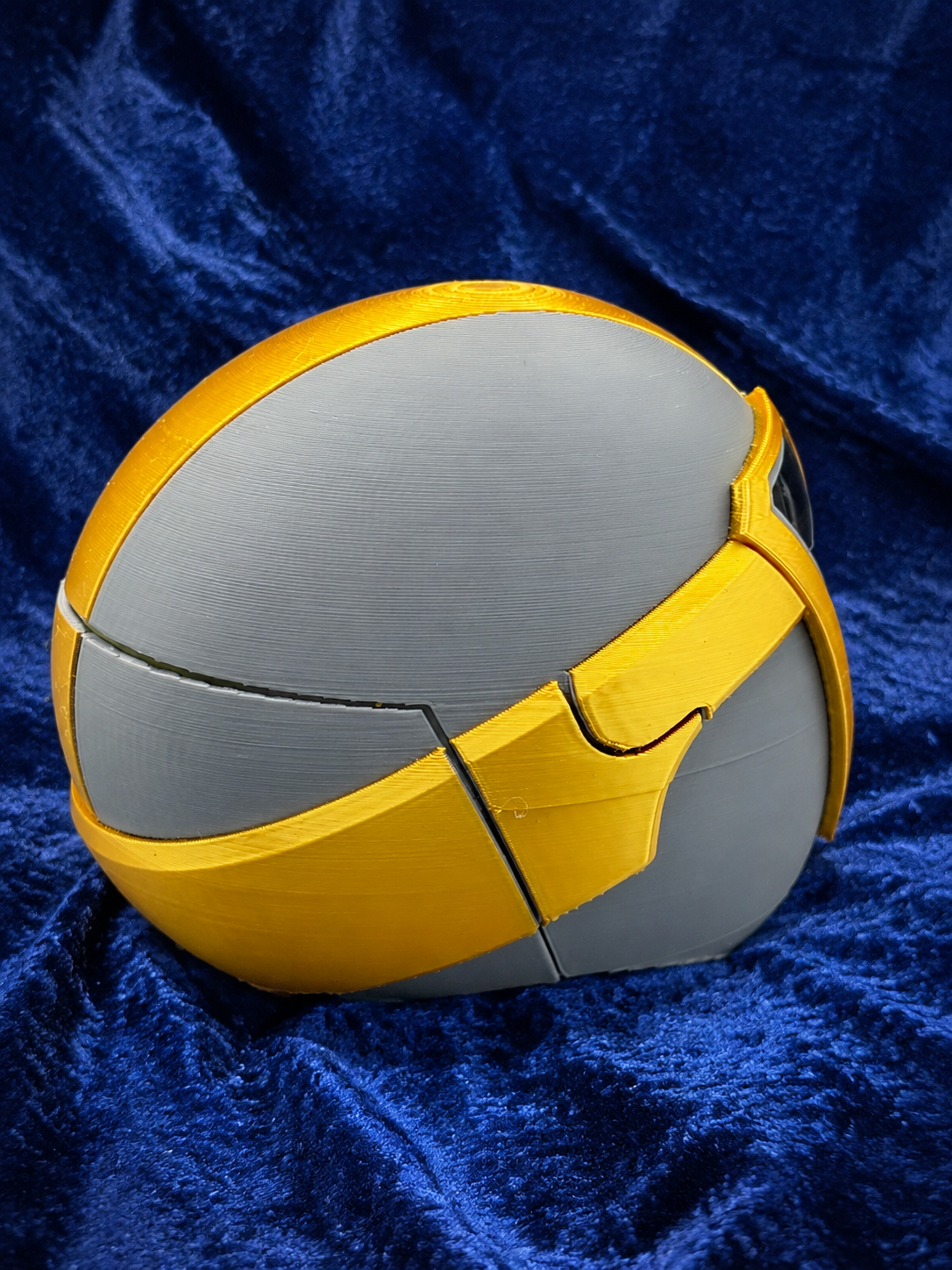 Power Rangers Lightspeed Rescue Titanium Ranger Fully Assembled Helmet