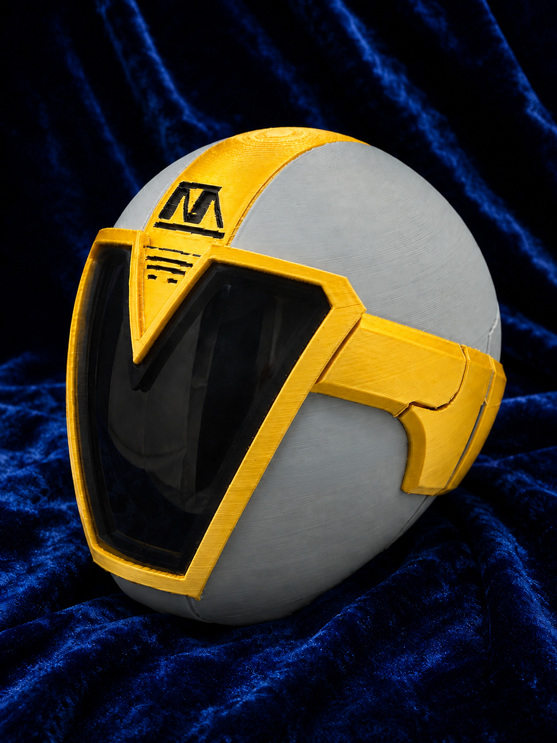 Power Rangers Lightspeed Rescue Titanium Ranger Fully Assembled Helmet