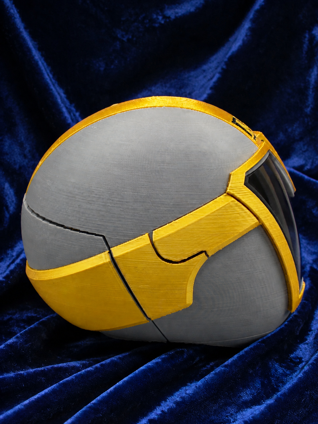 Power Rangers Lightspeed Rescue Titanium Ranger Fully Assembled Helmet