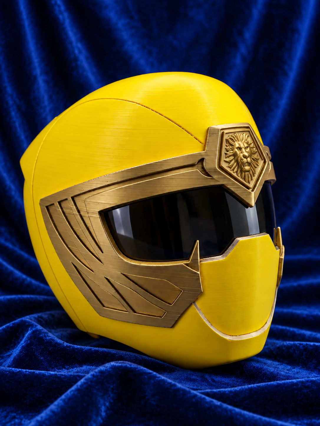 Power Rangers Ninja Storm Yellow Ranger Fully Assembled Helmet