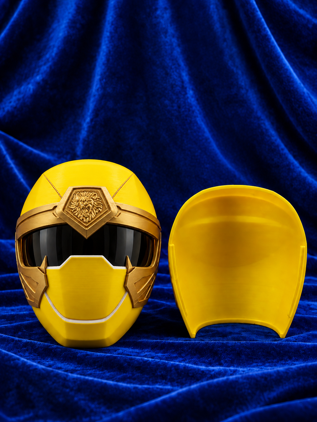 Power Rangers Ninja Storm Yellow Ranger Fully Assembled Helmet