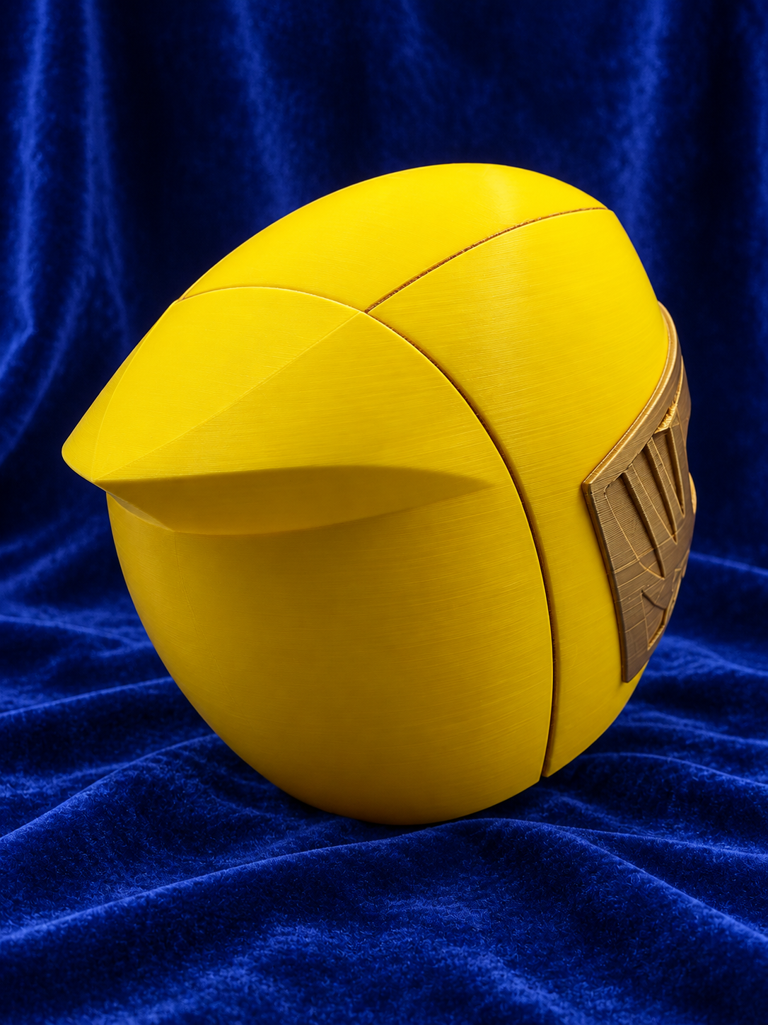 Power Rangers Ninja Storm Yellow Ranger Fully Assembled Helmet