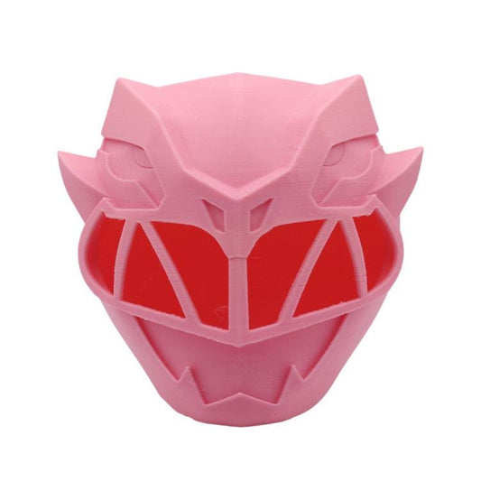 Pink Dino Fury Ranger Helmet