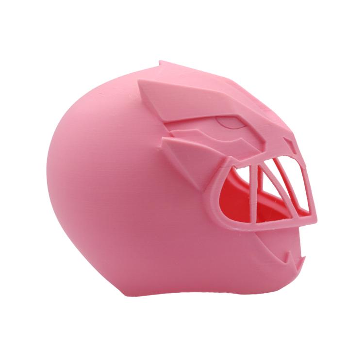 Pink Dino Fury Ranger Helmet