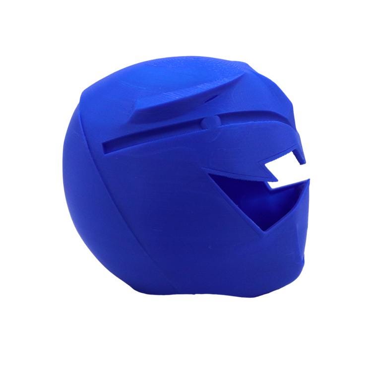 Blue Dino Thunder Ranger Helmet
