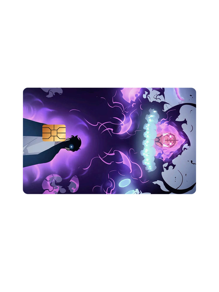 Solo Leveling Credit Card Skins – Shadow Monarch Edition