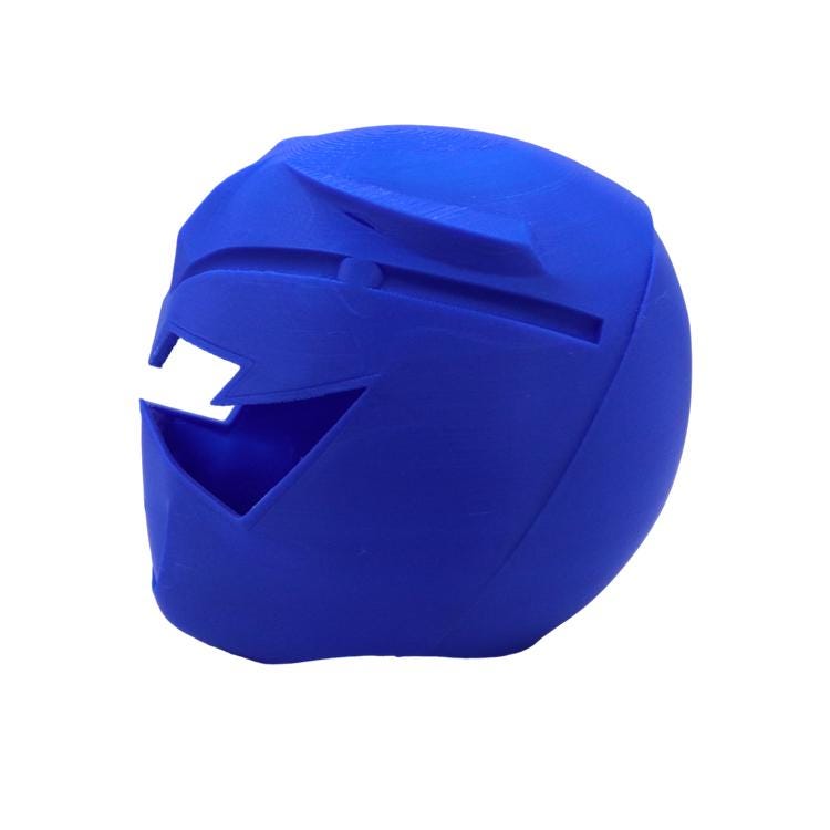 Blue Dino Thunder Ranger Helmet