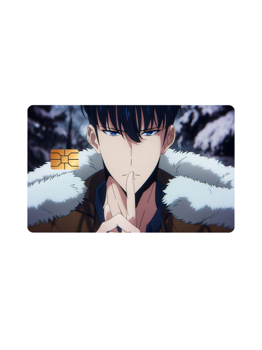 Solo Leveling Credit Card Skins – Shadow Monarch Edition