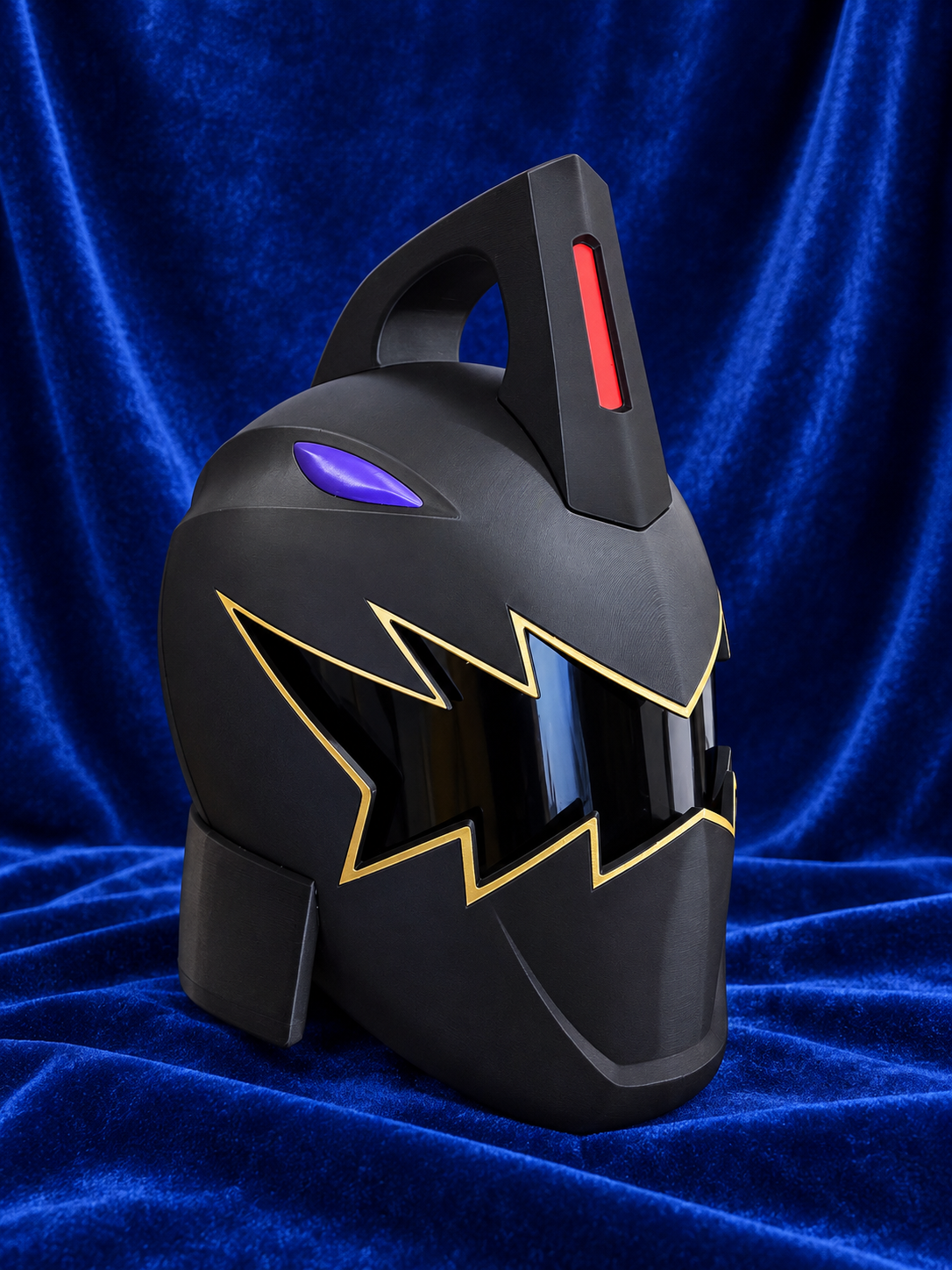 Power Rangers Dino Thunder Black Ranger Fully Assembled Helmet
