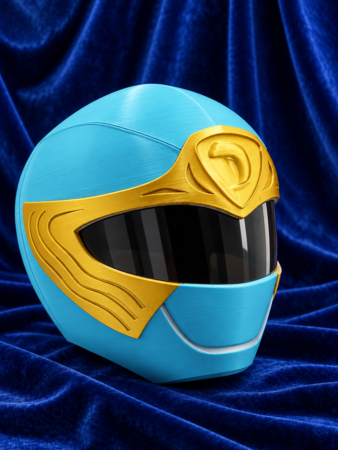 Power Rangers Ninja Storm Blue Ranger Fully Assembled Helmet
