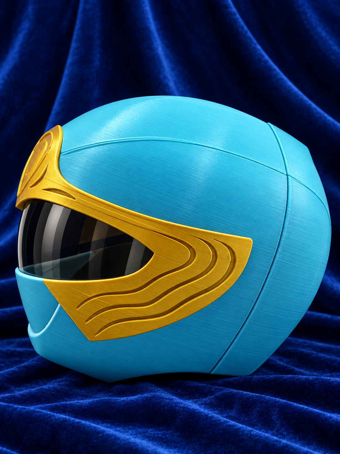 Power Rangers Ninja Storm Blue Ranger Fully Assembled Helmet