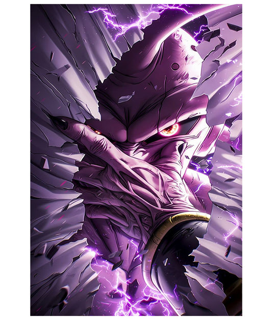 Kid Buu Metal Wall Art – Dragon Ball Z Anime Metal Wall Decor |