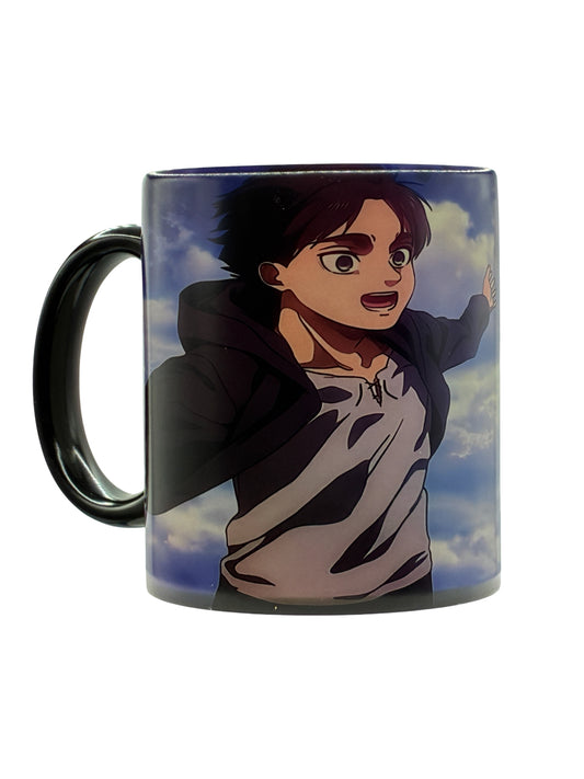 Eren Freedom Mug – Attack on Titan Anime Coffee Mug | AOT Ceramic Tea & Coffee Cup