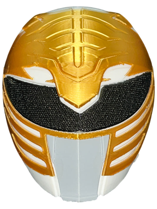 3D Printed MMPR Green & White Ranger Helmet Set – Mighty Morphin Power Rangers Cosplay