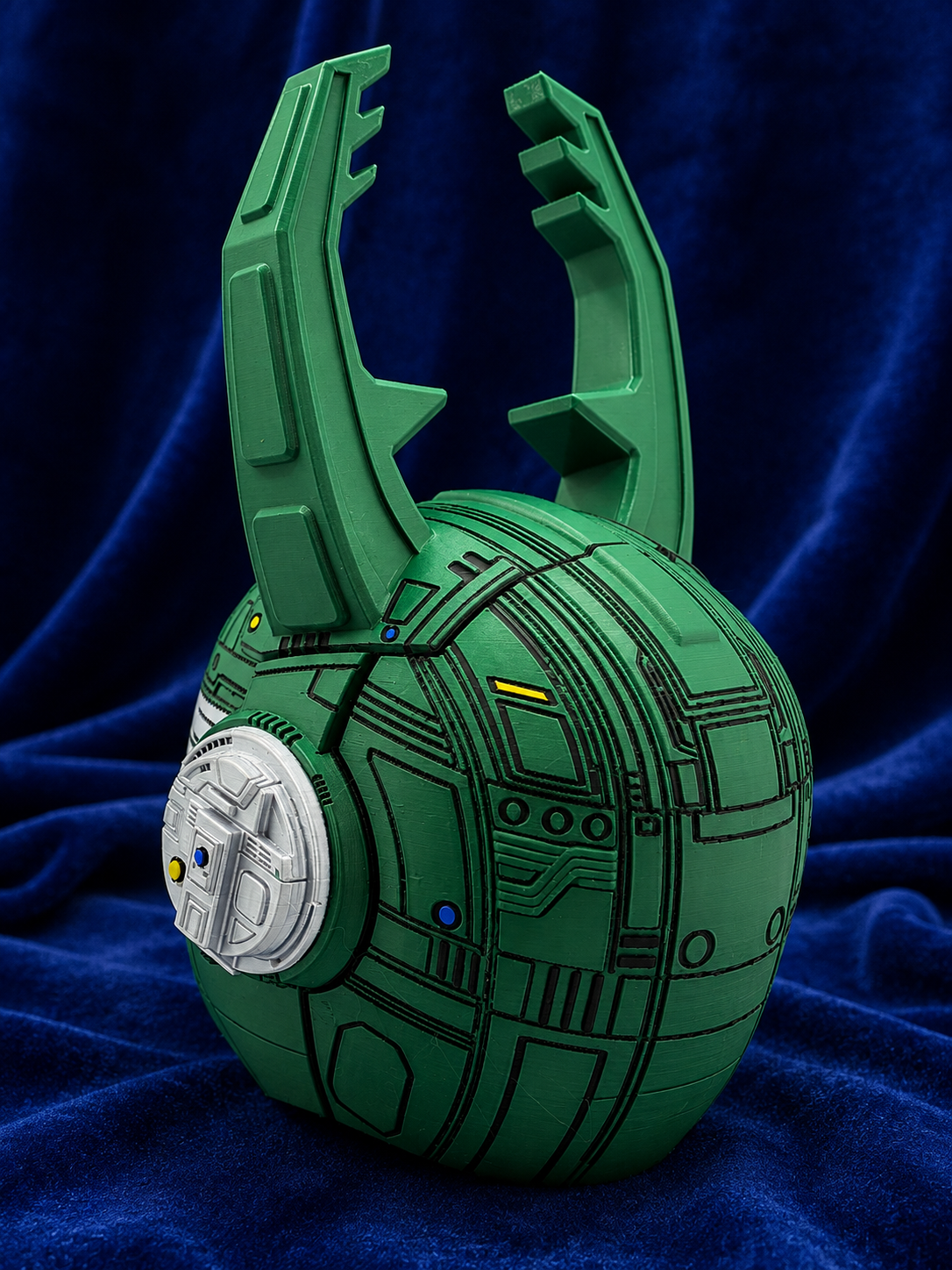 Big Bad Beetleborgs Green Beetleborg Fully Assembled Helmet