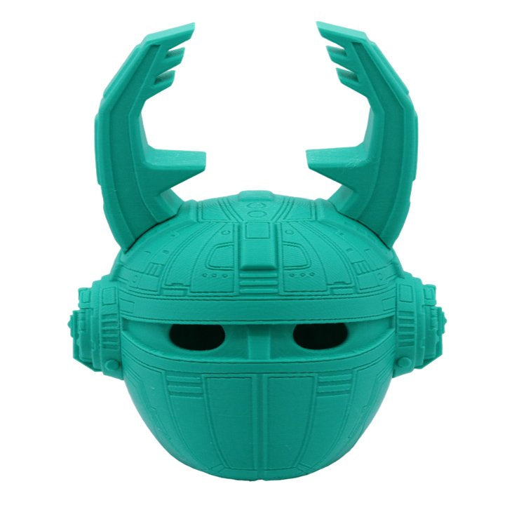 3D Printed Green Beetleborg Helmet Kit
