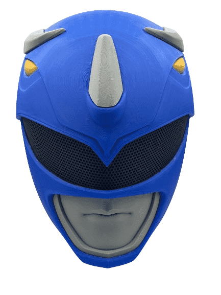 3D Printed MMPR Blue Ranger Helmet – Mighty Morphin Power Rangers Cosplay