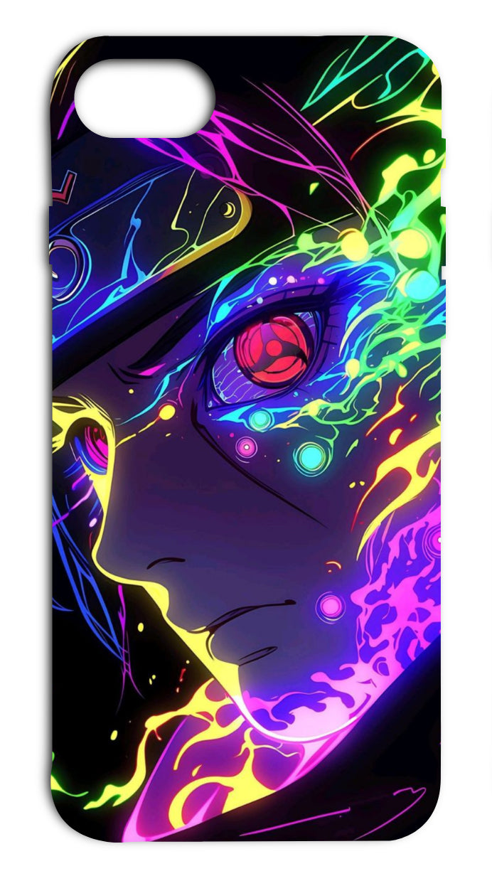 Sublimation Printed iPhone Case – Sasuke Uchiha Design