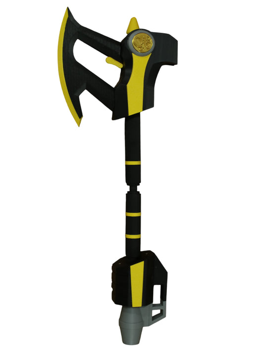 3D Printed Black Ranger Power Axe – Mighty Morphin Power Rangers Cosplay Weapon