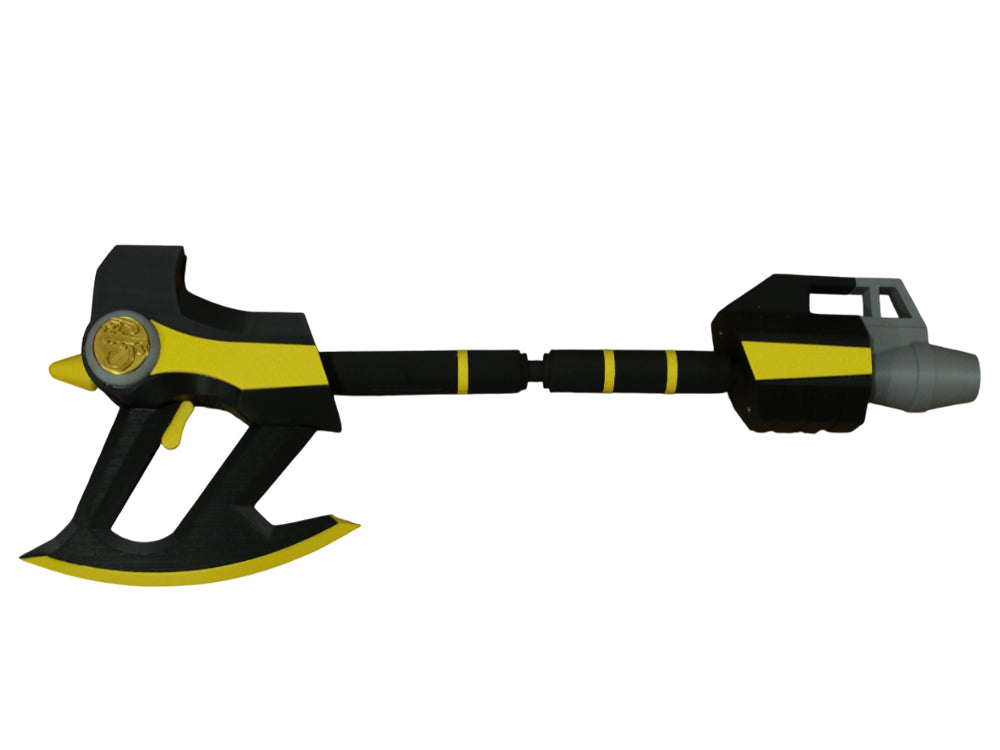 3D Printed Black Ranger Power Axe – Mighty Morphin Power Rangers Cosplay Weapon