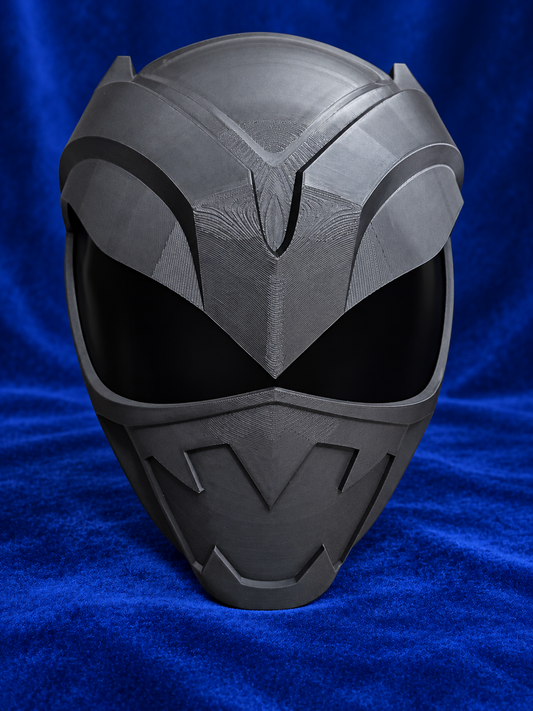 Power Rangers In Space Psycho Ranger DIY Helmet Kit | Black PLA