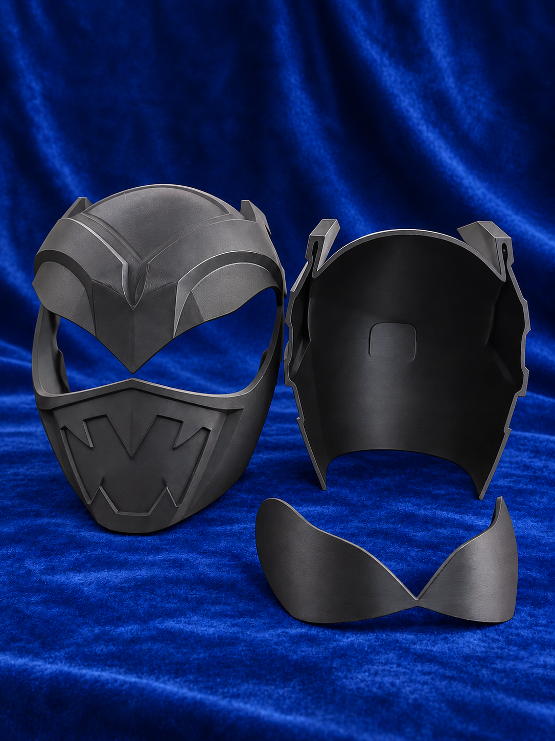 Power Rangers In Space Psycho Ranger DIY Helmet Kit | Black PLA