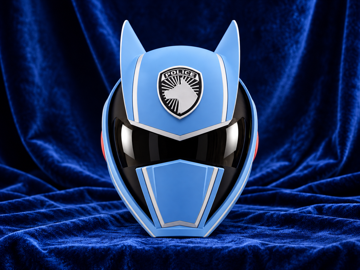 Power Rangers SPD Shadow Ranger Fully Assembled Helmet