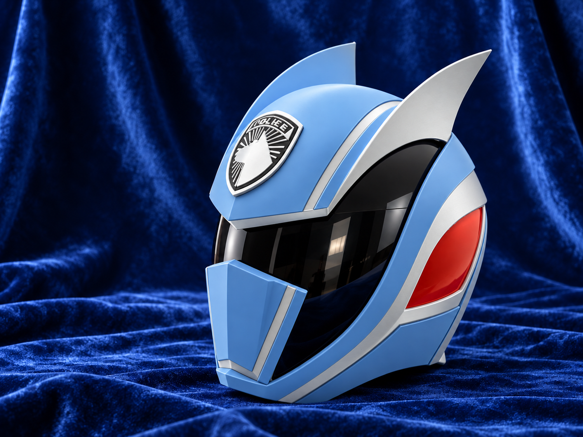 Power Rangers SPD Shadow Ranger Fully Assembled Helmet