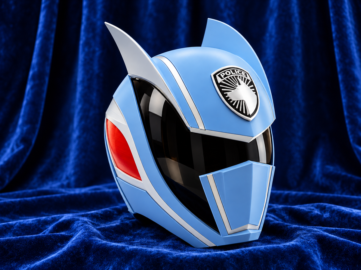 Power Rangers SPD Shadow Ranger Fully Assembled Helmet