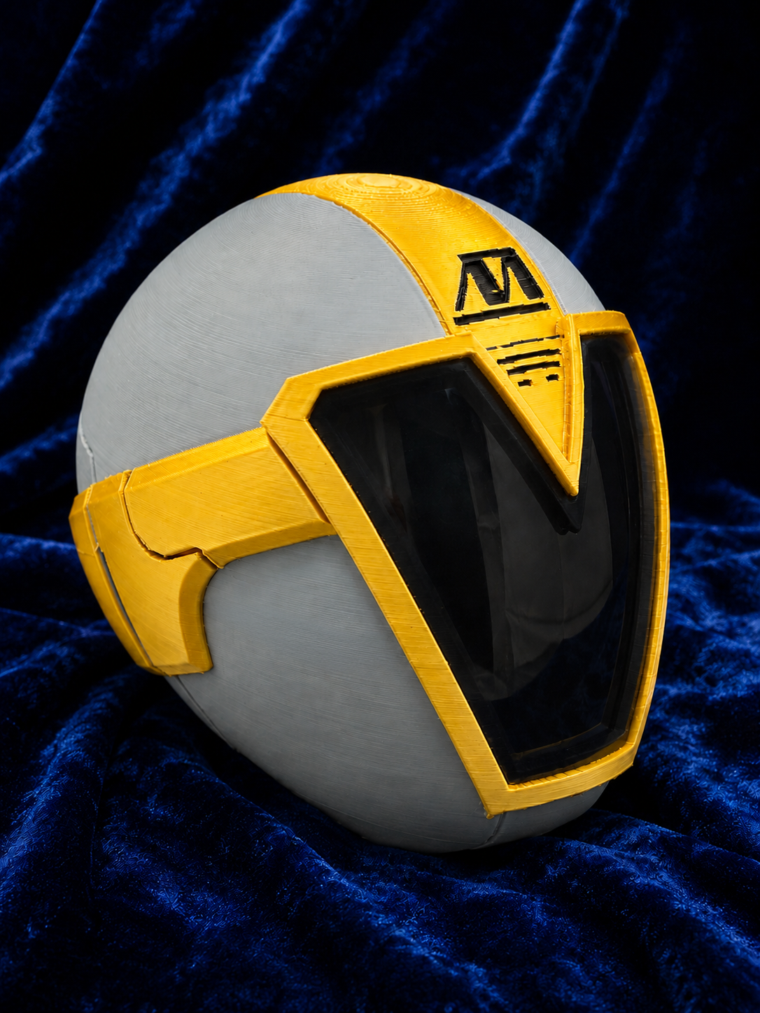 Power Rangers Lightspeed Rescue Titanium Ranger Fully Assembled Helmet