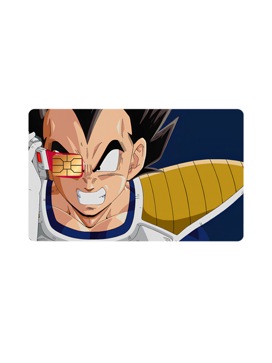 Vegeta Holographic Credit Card Skin – Dragon Ball Z Anime Holographic Debit & Credit Card Sticker