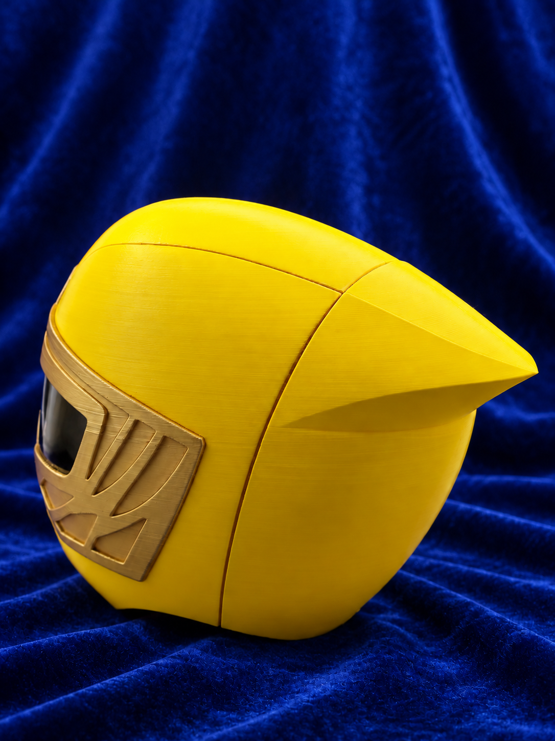 Power Rangers Ninja Storm Yellow Ranger Fully Assembled Helmet