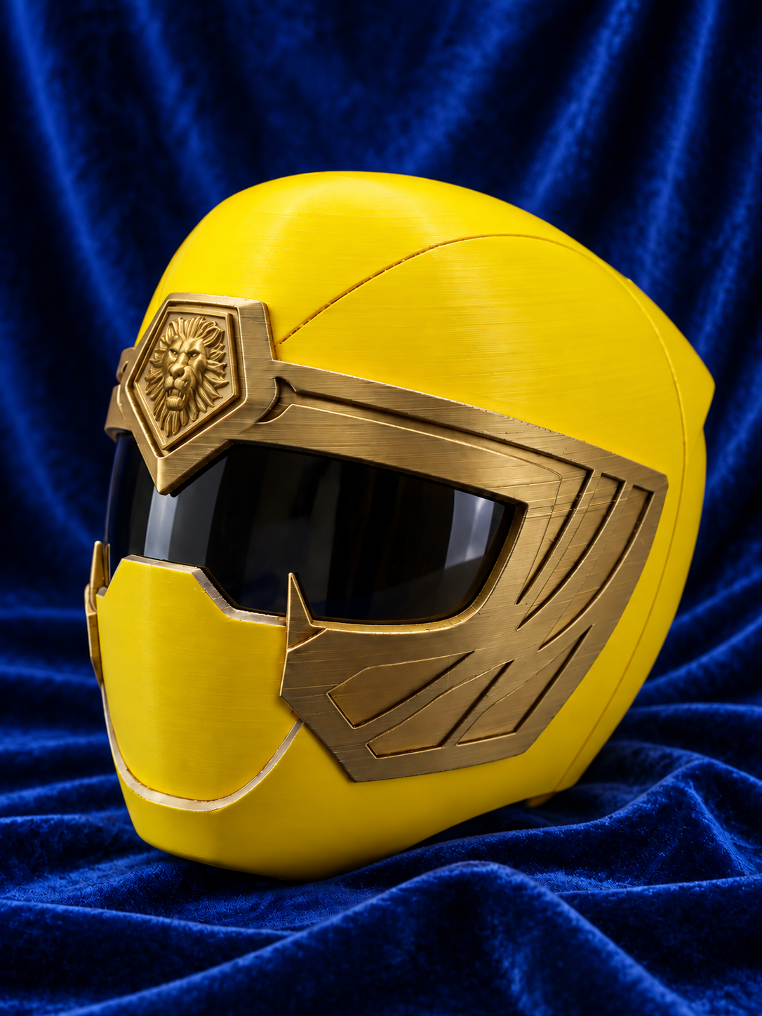 Power Rangers Ninja Storm Yellow Ranger Fully Assembled Helmet