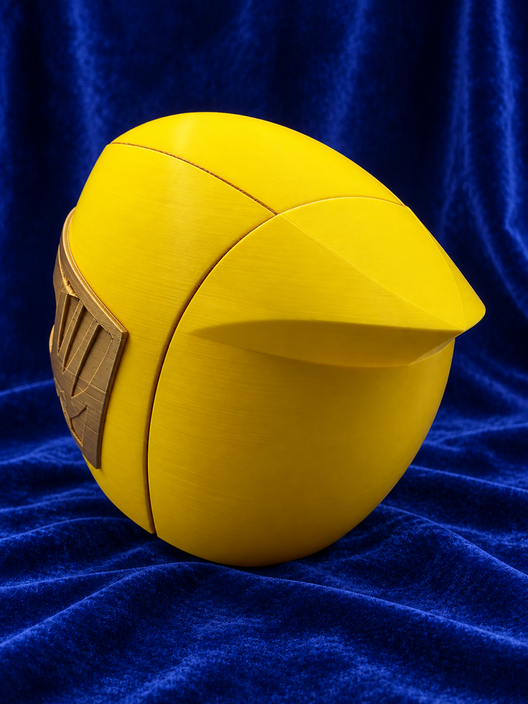 Power Rangers Ninja Storm Yellow Ranger Fully Assembled Helmet