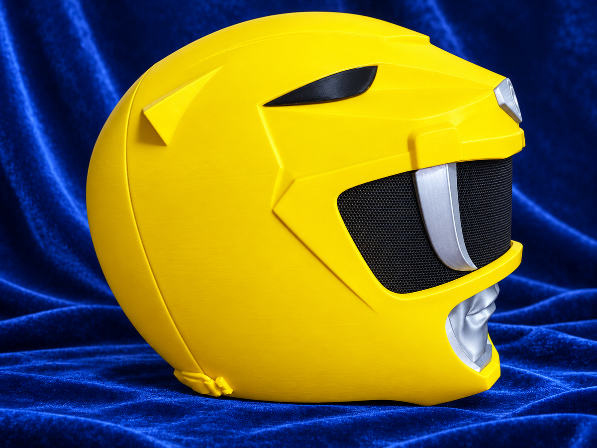 Power Rangers MMPR Yellow Ranger Fully Assembled Helmet