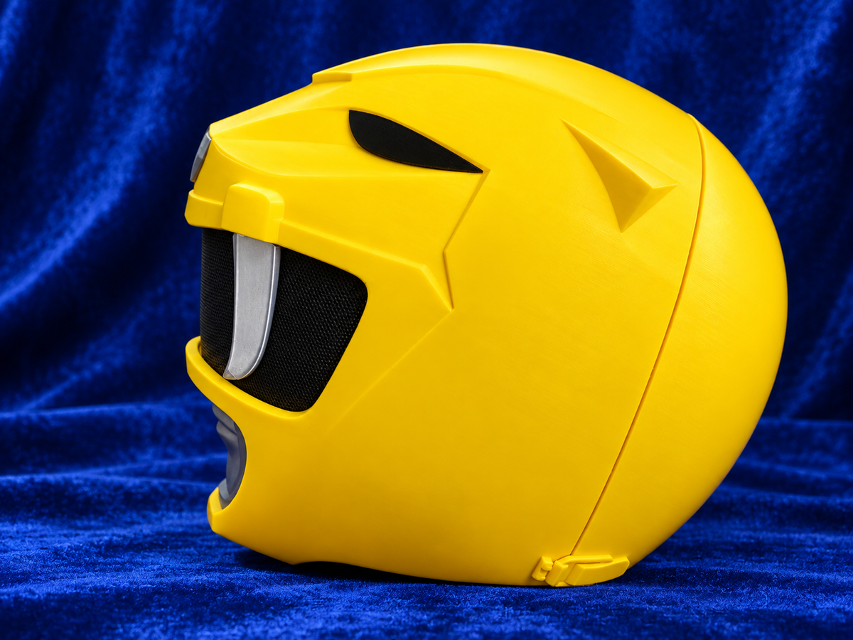Power Rangers MMPR Yellow Ranger Fully Assembled Helmet