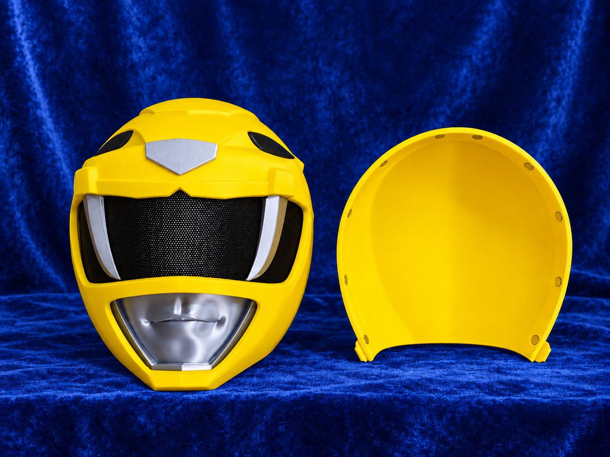 Power Rangers MMPR Yellow Ranger Fully Assembled Helmet