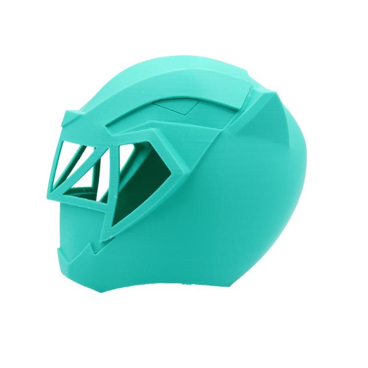 Green Dino Fury Ranger Helmet