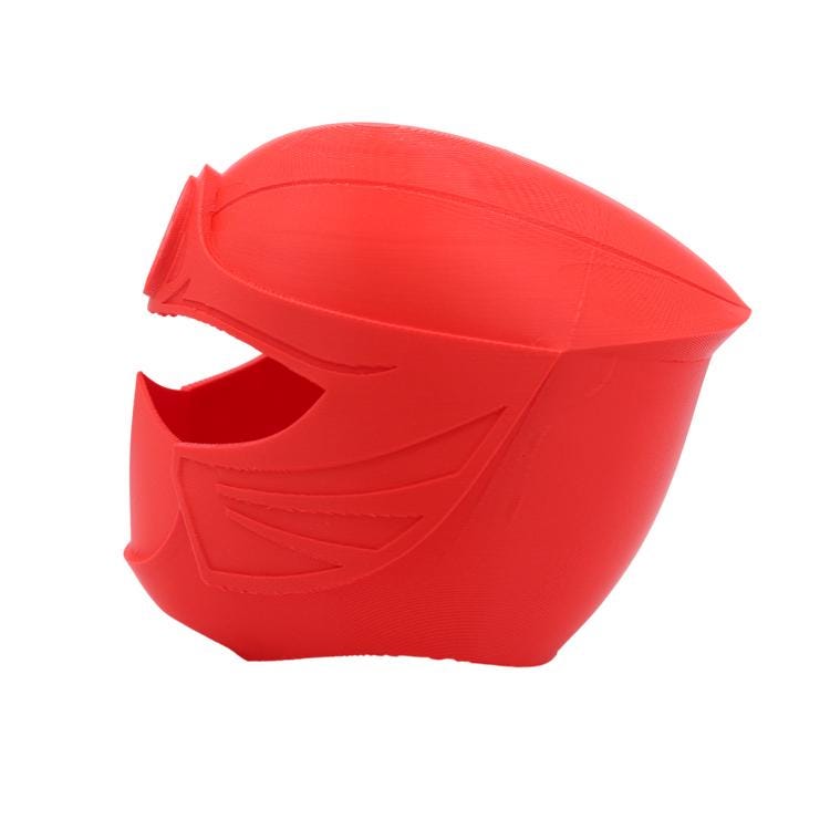 Red Ninja Storm Ranger Helmet