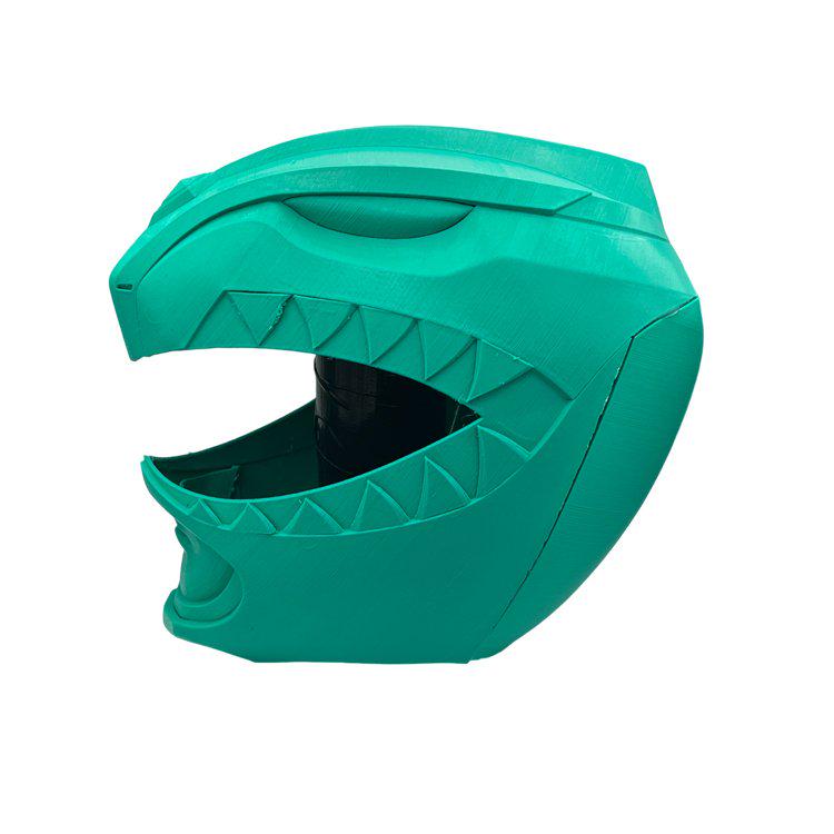 Green and White Ranger Helmet Kit