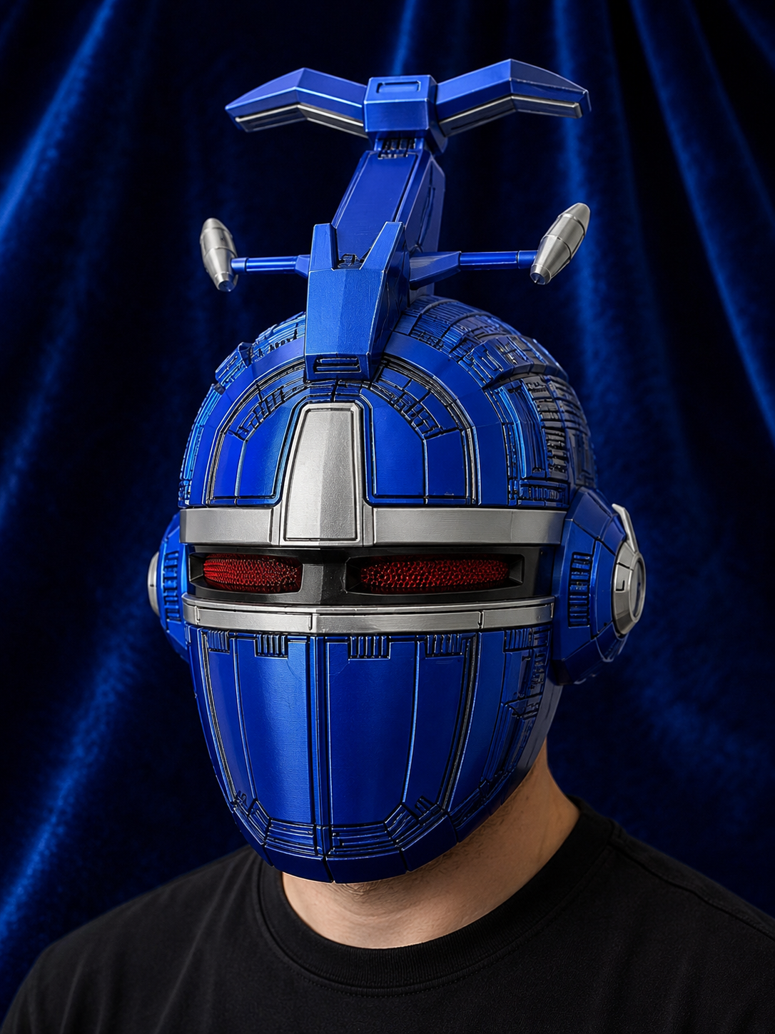 Big Bad Beetleborgs Blue Beetleborg Fully Assembled Helmet