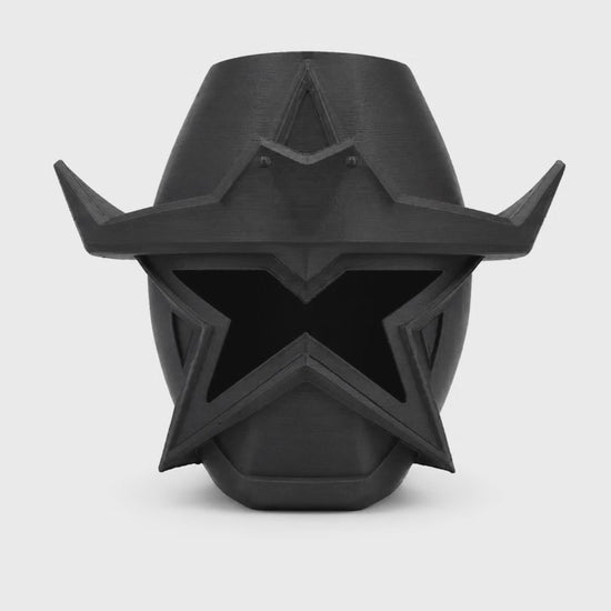 Gold Ninja Steel Ranger raw black helmet kit gallery overview