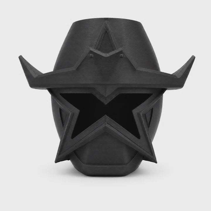 Gold Ninja Steel Ranger raw black helmet kit gallery overview