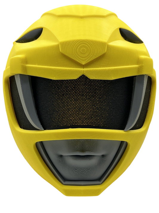 3D Printed MMPR Yellow Ranger Helmet – Mighty Morphin Power Rangers Cosplay