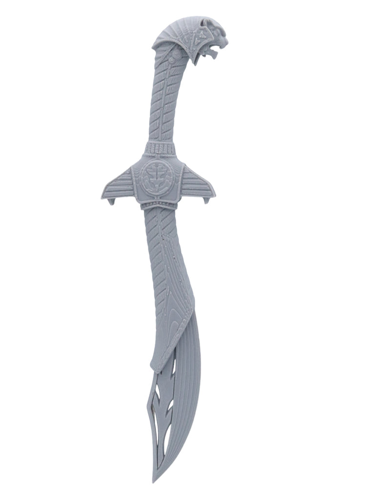 3D Printed MMPR White Ranger Saba Sword